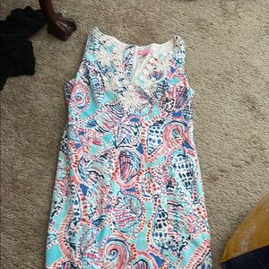 Colorful Lilly Pulitzer  Shell Print Dress